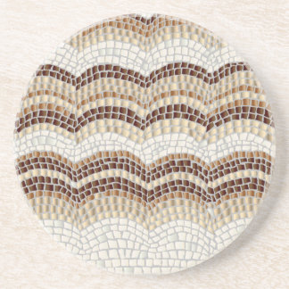 Posavasos Práctico de costa beige de la bebida de la piedra