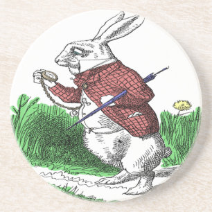 Posavasos Práctico de costa blanco del conejo