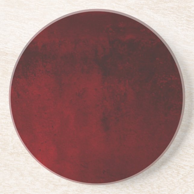 Posavasos Práctico de costa carmesí (Frente)