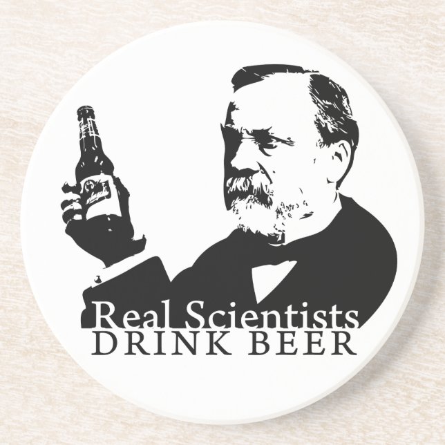 Posavasos Práctico de costa - cerveza real de la bebida de (Frente)