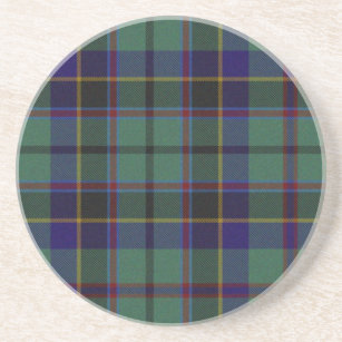 Posavasos Práctico de costa colorido de la tela escocesa