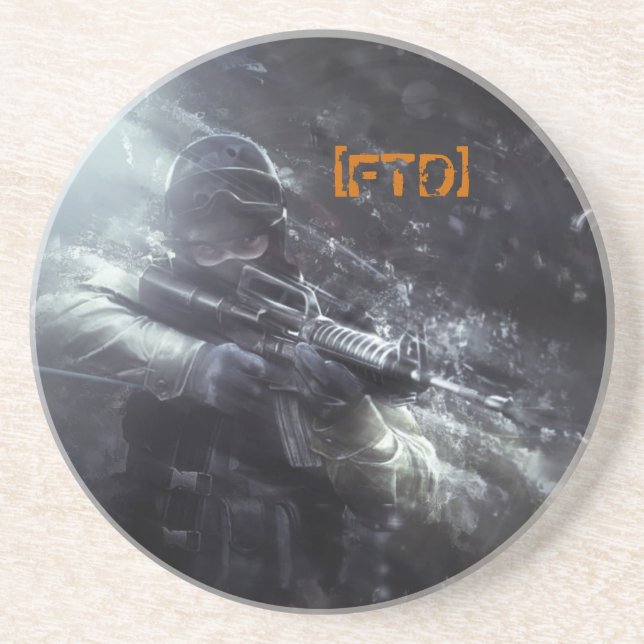 Posavasos Práctico de costa de FTD (Frente)