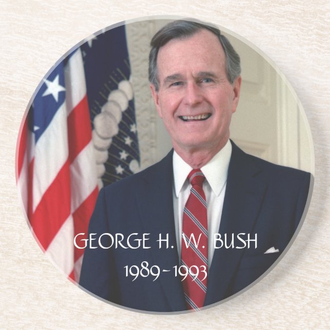 Posavasos Práctico de costa de George Bush (Frente)