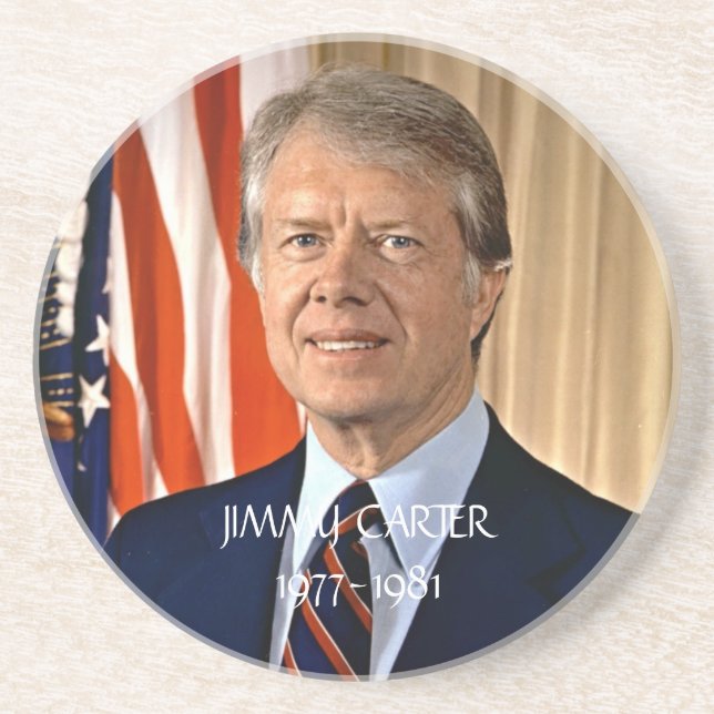 Posavasos Práctico de costa de Jimmy Carter (Frente)