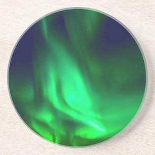 Posavasos Práctico de costa de la aurora boreal