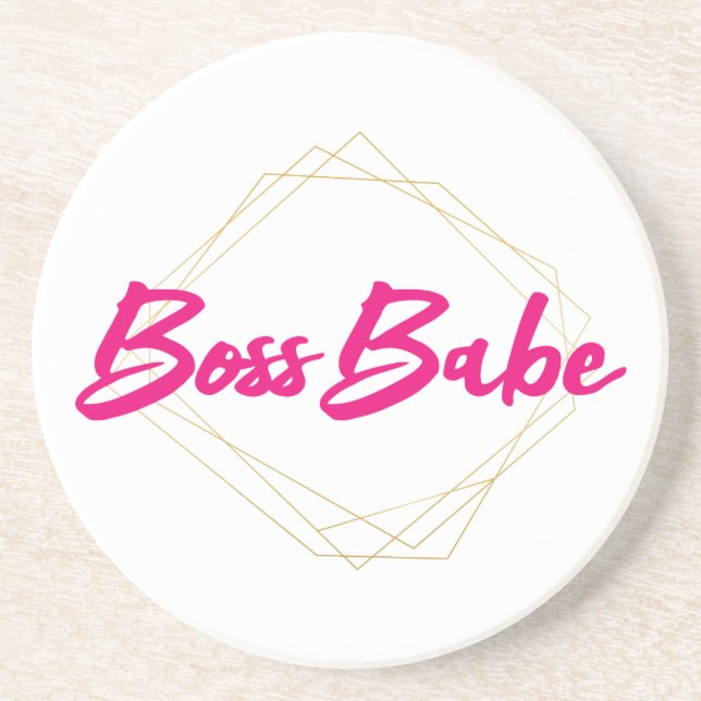Posavasos Práctico de costa de la bebida del bebé de Boss (Frente)