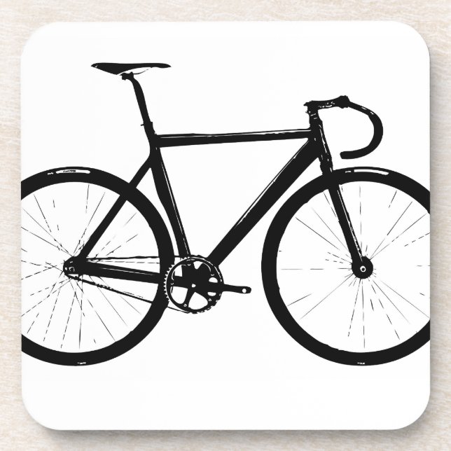 Posavasos Práctico de costa de la bici de la pista (Frente)