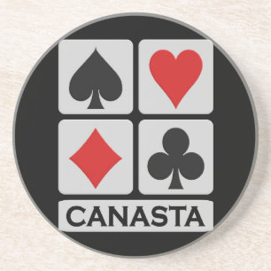 Posavasos Práctico de costa de la canasta