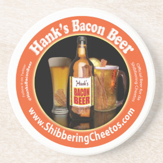 Posavasos Práctico de costa de la cerveza del tocino de Hank