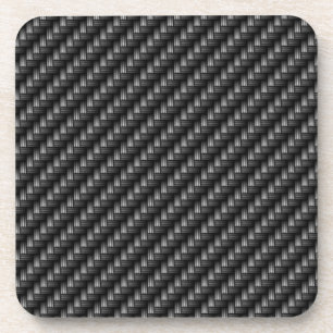 Posavasos Práctico de costa de la fibra de carbono 2