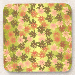 Posavasos Práctico de costa de la hoja de la caída