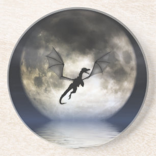 Posavasos Práctico de costa de la luna del dragón
