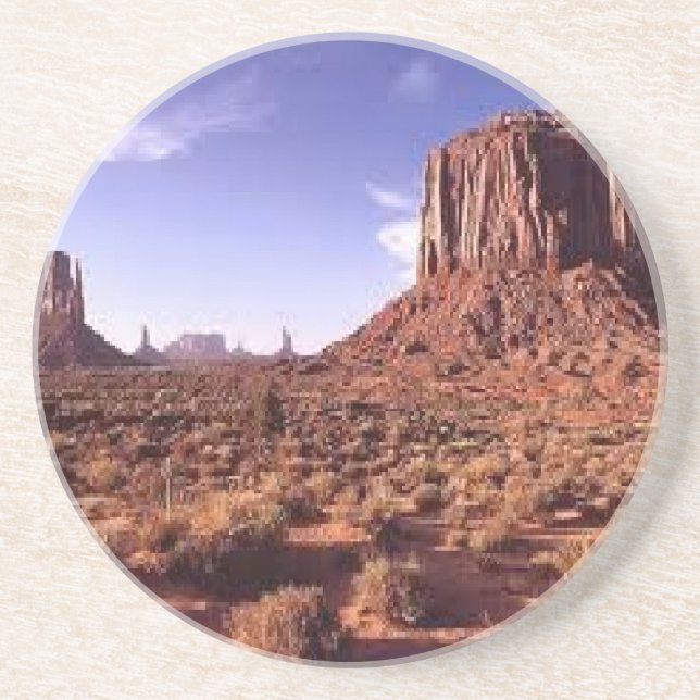 Posavasos Práctico de costa de la montaña de Arizona (Frente)