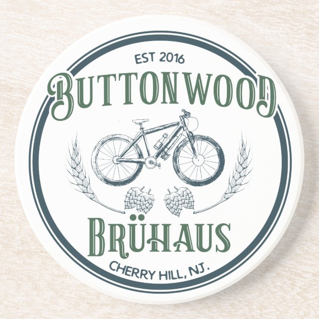 Posavasos Práctico de costa de la piedra arenisca de la (Frente)