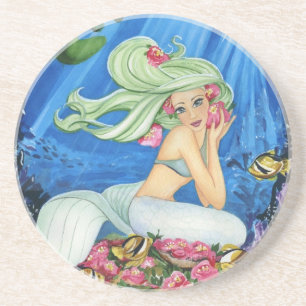 Posavasos Práctico de costa de la sirena
