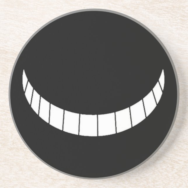 Posavasos Práctico de costa de la sonrisa de Cheshire (Frente)