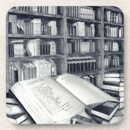 Posavasos Práctico de costa de los libros