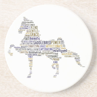 Posavasos Práctico de costa de Saddlebred