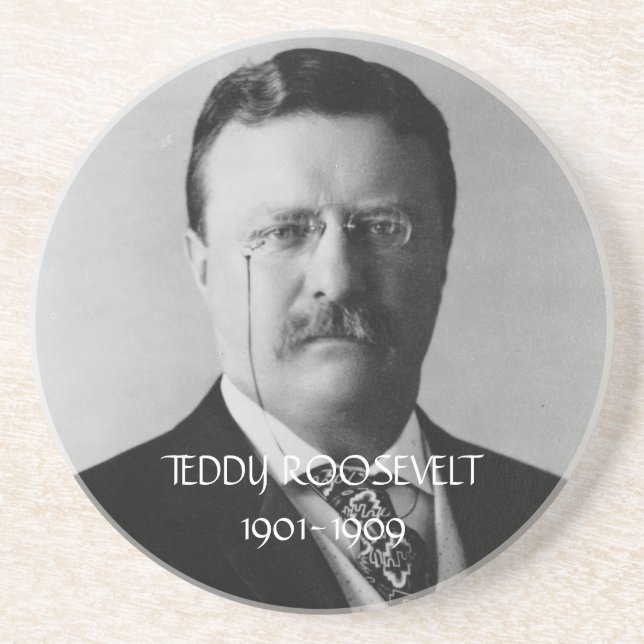 Posavasos Práctico de costa de Teddy Roosevelt (Frente)