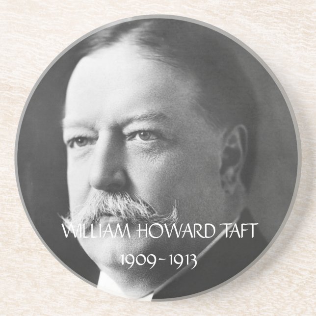 Posavasos Práctico de costa de William Howard Taft (Frente)