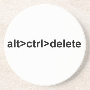 Posavasos práctico de costa del alt>ctrl>delete