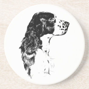 Posavasos Práctico de costa del animal del vintage del perro