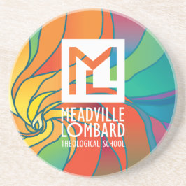 Posavasos Práctico de costa del arte de la cáliz de MLTS