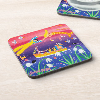 Posavasos Práctico de costa del arte: Tintóreo de Cornualles