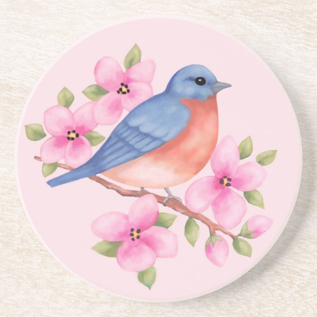 Posavasos Práctico de costa del Bluebird (Frente)