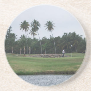 Posavasos Práctico de costa del club de campo del golf