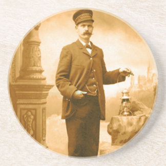 Posavasos Práctico de costa del conductor de tren