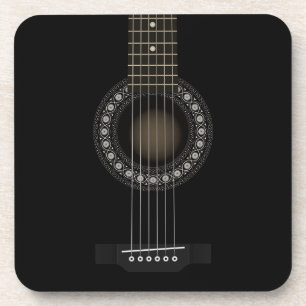 Posavasos Práctico de costa del corcho de la guitarra