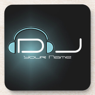 Posavasos Práctico de costa del corcho del auricular de DJ
