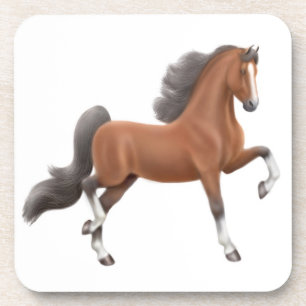 Posavasos Práctico de costa del corcho del caballo de Gaite