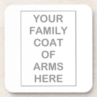 Posavasos Práctico de costa del corcho del escudo de armas