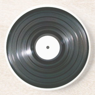 Posavasos Práctico de costa del disco de vinilo