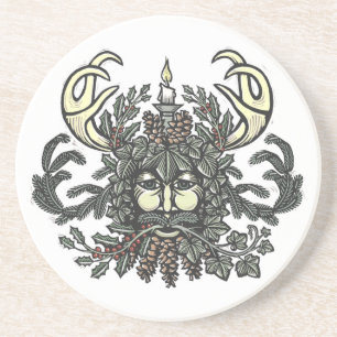 Posavasos Práctico de costa del Invierno-Greenman
