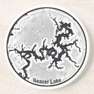 Posavasos Práctico de costa del lago beaver