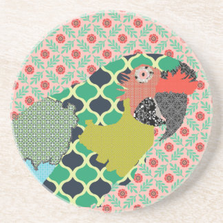 Posavasos Práctico de costa del Macaw de Molly