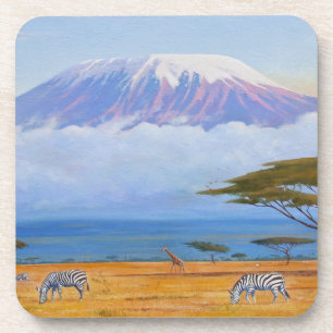 Posavasos Práctico de costa del monte Kilimanjaro