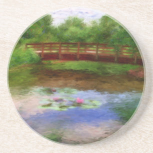 Posavasos Práctico de costa del puente de Monet