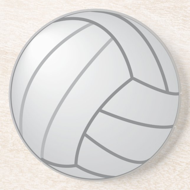 Posavasos Práctico de costa del voleibol (Frente)