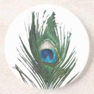 Posavasos Práctico de costa desactivado de la pluma del pav