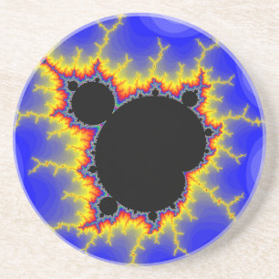 Posavasos Práctico de costa determinado del fractal de