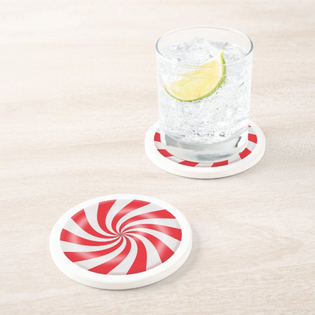Posavasos Práctico de costa duro de la bebida de la piedra (Lado)