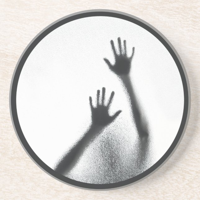 Posavasos Práctico de costa espeluznante (Frente)