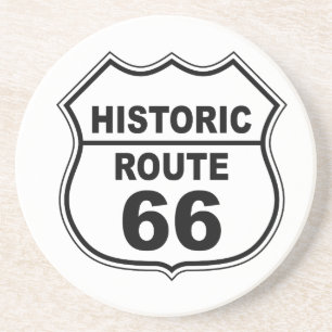 Posavasos Práctico de costa histórico de la ruta 66