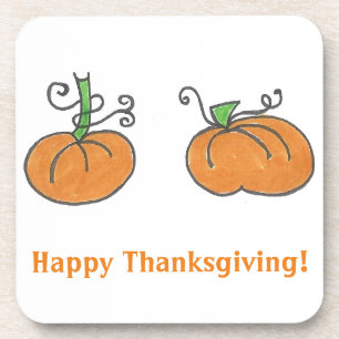 Posavasos Práctico de costa lindo de las calabazas