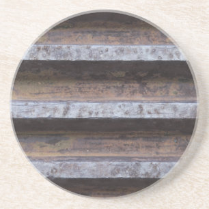 Posavasos Práctico de costa metalizado rústico de la bebid