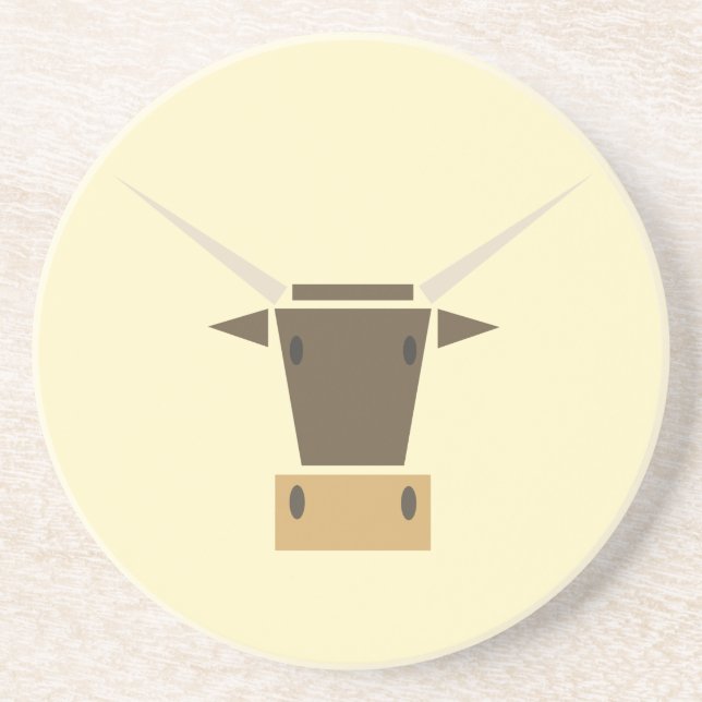 Posavasos Práctico de costa principal de Bull (Frente)